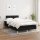 vidaXL Boxspringbett mit Matratze Schwarz 120x190 cm Stoff