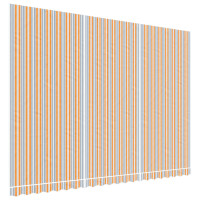 vidaXL Markisenbespannung Mehrfarbig Gestreift 5x3,5 m