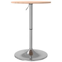 vidaXL Bartisch &Oslash;50x89,5 cm Massivholz Eiche