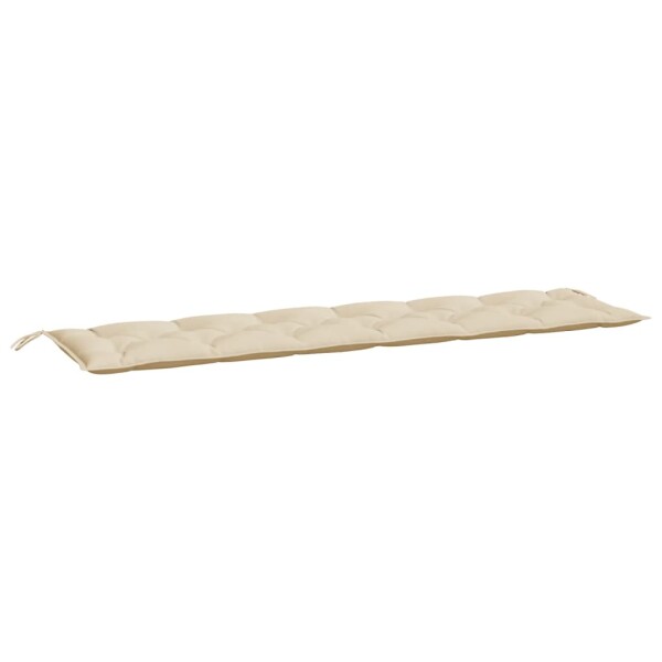 vidaXL Gartenbank-Auflage Beige 200x50x7 cm Oxford-Gewebe