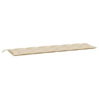 vidaXL Gartenbank-Auflage Beige 200x50x7 cm Oxford-Gewebe