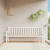 vidaXL Gartenbank-Auflage Beige 200x50x7 cm Oxford-Gewebe