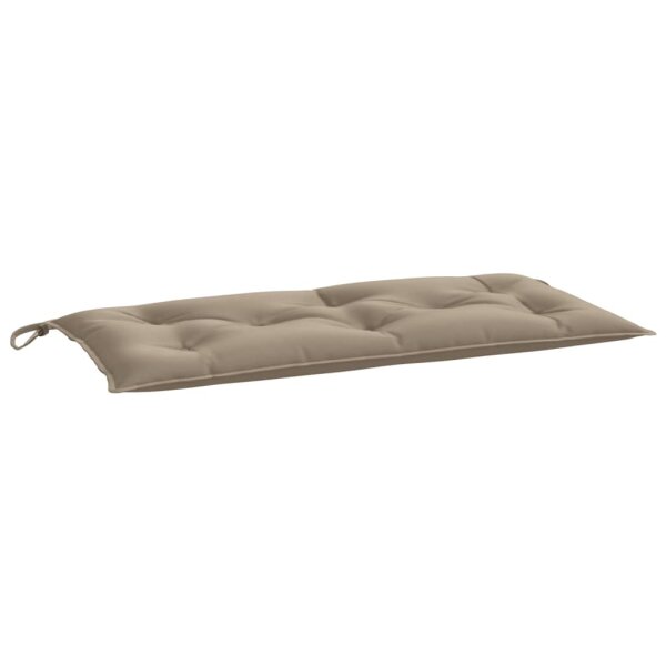 vidaXL Gartenbank-Auflage Taupe 100x50x7 cm Oxford-Gewebe