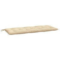 vidaXL Gartenbank-Auflagen 2 Stk. Beige 120x50x7 cm Oxford-Gewebe