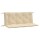 vidaXL Gartenbank-Auflagen 2 Stk. Beige 120x50x7 cm Oxford-Gewebe