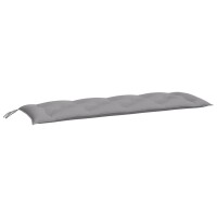 vidaXL Gartenbank-Auflage Grau 150x50x7 cm Oxford-Gewebe