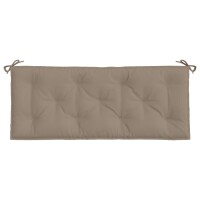 vidaXL Gartenbank-Auflage Taupe 120x50x7 cm Oxford-Gewebe