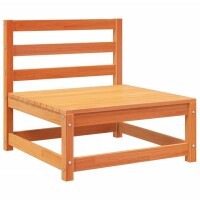 vidaXL 11-tlg. Garten-Sofagarnitur Wachsbraun Massivholz Kiefer