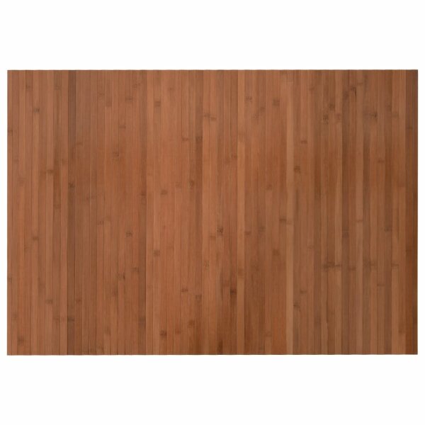 vidaXL Teppich Rechteckig Braun 70x100 cm Bambus