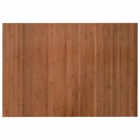 vidaXL Teppich Rechteckig Braun 70x100 cm Bambus