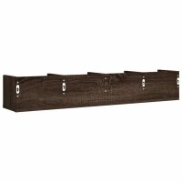 vidaXL Wandschrank Braun Eichen-Optik 99x18x16,5 cm Holzwerkstoff