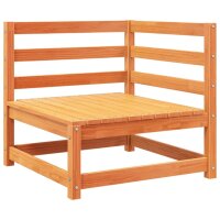 vidaXL 6-tlg. Garten-Sofagarnitur Wachsbraun Massivholz Kiefer