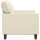 vidaXL 2-Sitzer-Sofa Creme 120 cm Kunstleder