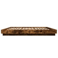 vidaXL Bettgestell R&auml;uchereiche 200x200 cm Holzwerkstoff