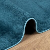 vidaXL Teppich OVIEDO Kurzflor T&uuml;rkis 60x110 cm