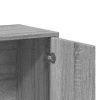 vidaXL Sideboards 2 Stk. Grau Sonoma-Eiche 60x31x70 cm Holzwerkstoff