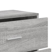 vidaXL Sideboards 2 Stk. Grau Sonoma 60x31x84 cm Holzwerkstoff