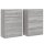 vidaXL Sideboards 2 Stk. Grau Sonoma 60x31x84 cm Holzwerkstoff