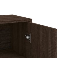 vidaXL Sideboards 2 Stk. Braun Eichen-Optik 60x31x84 cm Holzwerkstoff