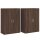 vidaXL Sideboards 2 Stk. Braun Eichen-Optik 60x31x84 cm Holzwerkstoff