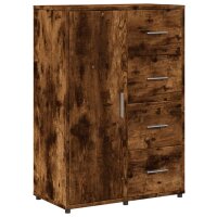 vidaXL Sideboards 2 Stk. R&auml;uchereiche 60x31x84 cm Holzwerkstoff