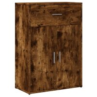 vidaXL Sideboards 2 Stk. R&auml;uchereiche 60x30x84 cm Holzwerkstoff