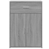 vidaXL Sideboards 2 Stk. Grau Sonoma 60x30x84 cm Holzwerkstoff