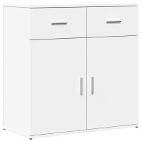 vidaXL Sideboards 2 Stk. Wei&szlig; 79x38x80 cm Holzwerkstoff