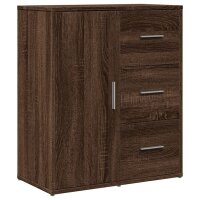 vidaXL Sideboards 2 Stk. Braun Eichen-Optik 60x31x70 cm Holzwerkstoff