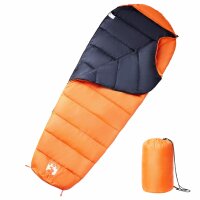 vidaXL Mumienschlafsack f&uuml;r Erwachsene Camping 3 Jahreszeiten