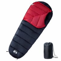 vidaXL Mumienschlafsack f&uuml;r Erwachsene Camping 3 Jahreszeiten