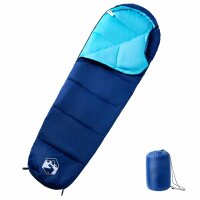 vidaXL Mumienschlafsack f&uuml;r Erwachsene Camping 3 Jahreszeiten