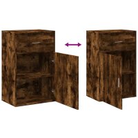 vidaXL Beistellschrank R&auml;uchereiche 56,5x39x90 cm Holzwerkstoff