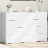 vidaXL Sideboards 2 Stk. Wei&szlig; 60x39x80 cm Holzwerkstoff