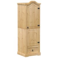 vidaXL Kleiderschrank Corona 55x52x170 cm Massivholz Kiefer