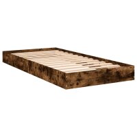 vidaXL Bettgestell R&auml;uchereiche 90x200 cm Holzwerkstoff