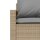 vidaXL 4-tlg. Garten-Sofagarnitur mit Kissen Beige Poly Rattan