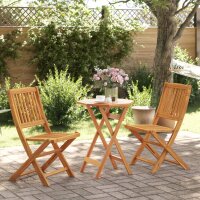 vidaXL 3-tlg. Bistro-Set Klappbar Massivholz Akazie