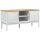 vidaXL TV-Schrank FLORO Wei&szlig; 114x43x55 cm Massivholz Kiefer