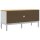 vidaXL TV-Schrank FLORO Wei&szlig; 114x43x55 cm Massivholz Kiefer