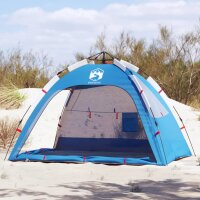 vidaXL Strandzelt 2 Personen Azurblau Quick Release Wasserdicht