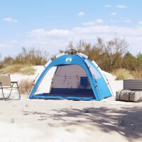 vidaXL Strandzelt 2 Personen Azurblau Quick Release Wasserdicht