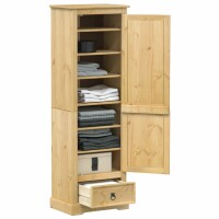 vidaXL Kleiderschrank Corona 55x38x170 cm Massivholz Kiefer