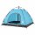 vidaXL Campingzelt 3 Personen Blau Quick Release