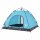 vidaXL Campingzelt 3 Personen Blau Quick Release