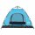 vidaXL Campingzelt 3 Personen Blau Quick Release