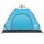 vidaXL Campingzelt 3 Personen Blau Quick Release