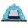 vidaXL Campingzelt 3 Personen Blau Quick Release