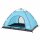 vidaXL Campingzelt 4 Personen Blau Quick Release