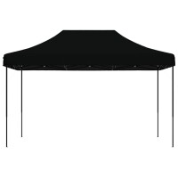 vidaXL Partyzelt Faltbar Pop-Up Schwarz 440x292x315 cm